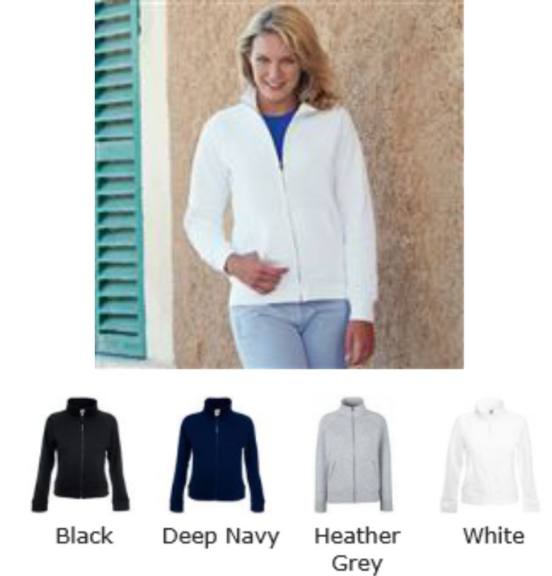 Fruit of the Loom SS85 Premium Lady Fit Sweat Jacket